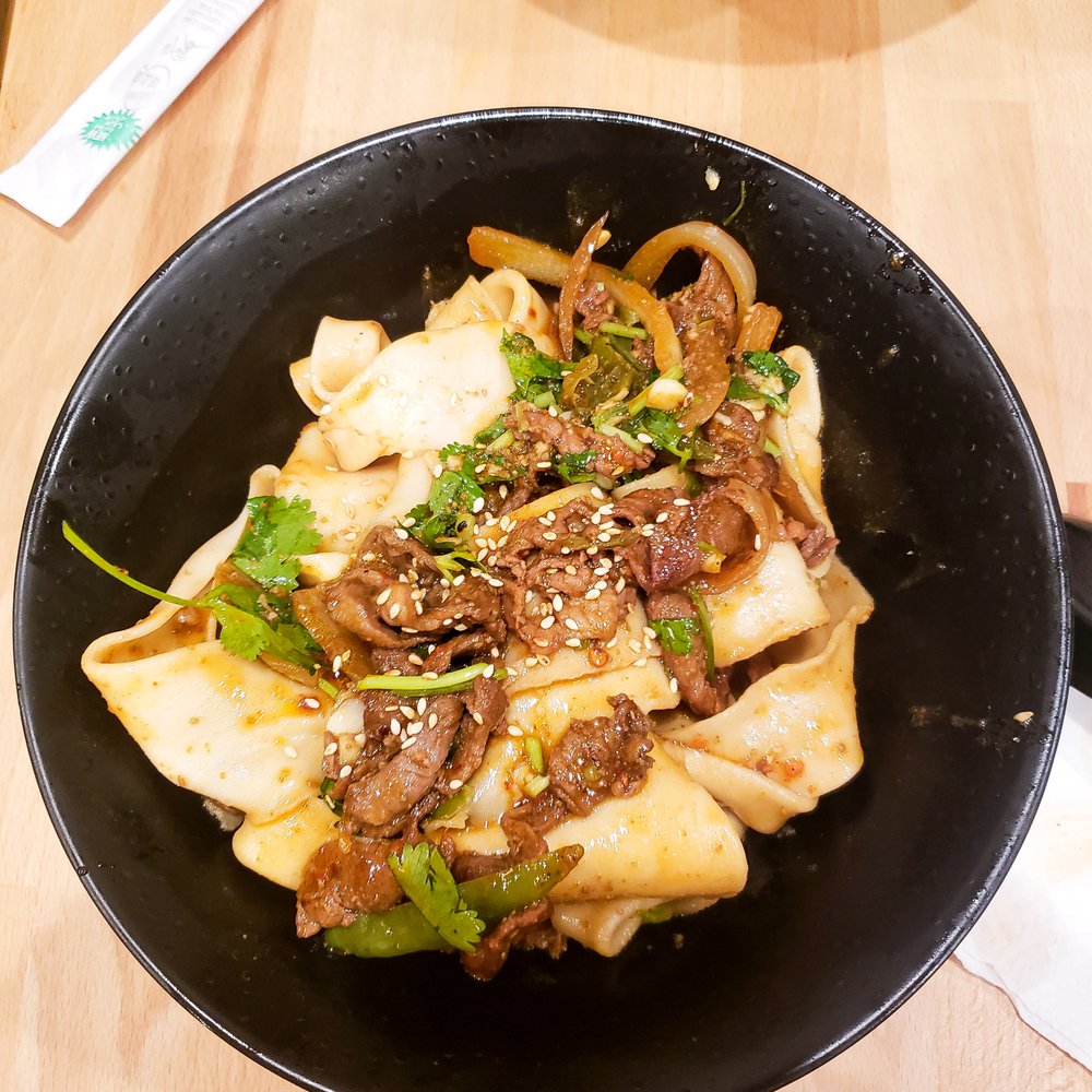 iFresh Noodle - Cumin Lamb Biang Biang Noodle ($10.95) - Chinese Near Me - Allston, Massachusetts iFresh Noodle - Cumin Lamb Biang Biang Noodle ($10.95) - Chinese Near Me - Allston, Massachusetts