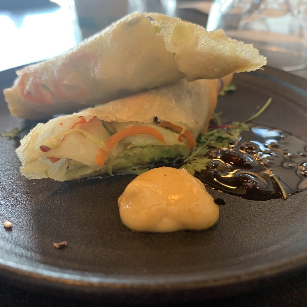 Carla and Linda's Local Tours - Veggie/Avocado Springroll- off menu! So fancy! - Food Tours Near Me Carla and Linda's Local Tours - Veggie/Avocado Springroll- off menu! So fancy! - Food Tours Near Me