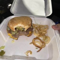 Twisters Burgers and Burritos - RENEGADE Burger Combo