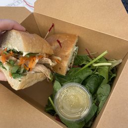 Chicken Banh Mi Sandwich Chicken Banh Mi Sandwich