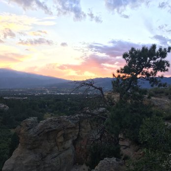 Palmer Park - City and sunset - Hiking Near Me - Colorado Springs, Colorado