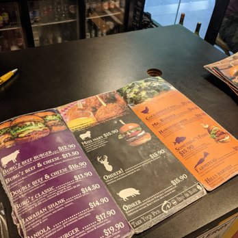 Elliott Stables - Burg'z Menu - Food Court Near Me - Auckland, AUK