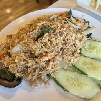 Siam Square - 26. Siam Basil Fried Rice w/ shrimp - Thai Near Me - Honolulu, Hawaii
