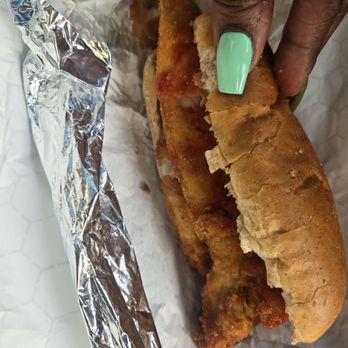 Docks Fish - Plain fishwish sandwich - Seafood Near Me - Maywood, Illinois
