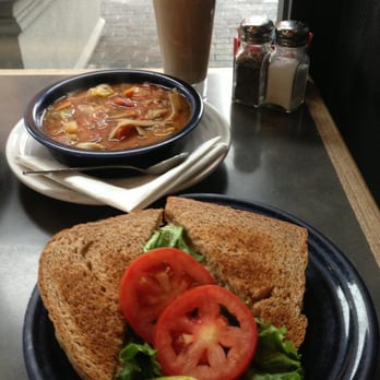 Cafe Borrone - Tuna Sandwich, Minestrone and Frosted Mocha - Breakfast & Brunch Near Me - Menlo Park, California Cafe Borrone - Tuna Sandwich, Minestrone and Frosted Mocha - Breakfast & Brunch Near Me - Menlo Park, California