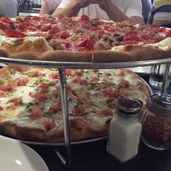 Juliana's - Marinara with sausage and pepperoni and the No.1 special. - Pizza Near Me - Brooklyn, New York Juliana's - Marinara with sausage and pepperoni and the No.1 special. - Pizza Near Me - Brooklyn, New York