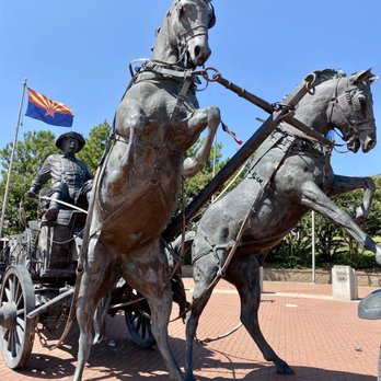Route 66 Memorial - 09.06.20 horse-drawn wagon - Landmarks & Historical Buildings Near Me - Tulsa, Oklahoma Route 66 Memorial - 09.06.20 horse-drawn wagon - Landmarks & Historical Buildings Near Me - Tulsa, Oklahoma