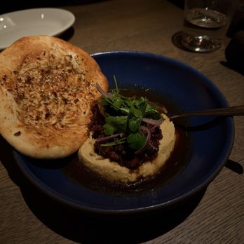 ABA - Crispy Short Rib Hummus - Mediterranean Near Me - Nashville, Tennessee ABA - Crispy Short Rib Hummus - Mediterranean Near Me - Nashville, Tennessee