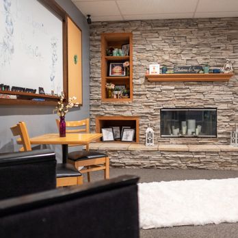 B3 Yoga and Wellness Center - Relaxing gathering space by the fireplace. - Yoga Near Me - Crest Hill, Illinois B3 Yoga and Wellness Center - Relaxing gathering space by the fireplace. - Yoga Near Me - Crest Hill, Illinois