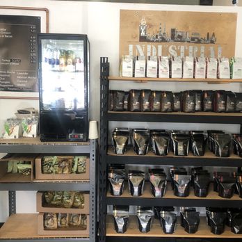 Industrial Grind Coffee - Shelves of product - Cafes Near Me - San Diego, California Industrial Grind Coffee - Shelves of product - Cafes Near Me - San Diego, California