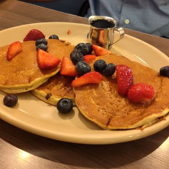 Snooze, an A.M. Eatery - Vegan Banana Bliss Pancakes - American Near Me - Scottsdale, Arizona Snooze, an A.M. Eatery - Vegan Banana Bliss Pancakes - American Near Me - Scottsdale, Arizona