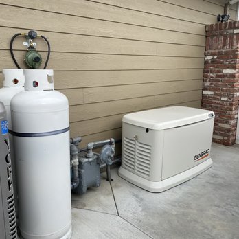 A Wiring Man - Our Generac with backup propane tanks. - Generator Installation/Repair Near Me - Fullerton, California A Wiring Man - Our Generac with backup propane tanks. - Generator Installation/Repair Near Me - Fullerton, California