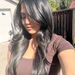 Z Salon - Wash, layered cut, u shape, dried and styled