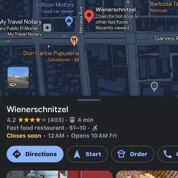 Wienerschnitzel - Fast Food Near Me - El Monte, California