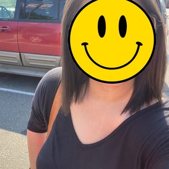 MT1 Hair Salon - And this is the result, I covered my face cause it isn't as beautiful compared to the haircut. My hair before was badly cut to my chest - Hair Salons Near Me - North Bellmore, New York MT1 Hair Salon - And this is the result, I covered my face cause it isn't as beautiful compared to the haircut. My hair before was badly cut to my chest - Hair Salons Near Me - North Bellmore, New York