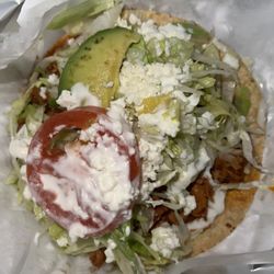Chicken tostada