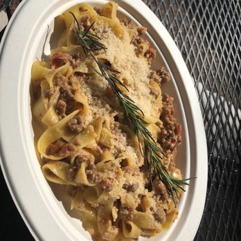 ARTIPASTA - Tagliatelle with house meat sauce - Italian Near Me - Austin, Texas