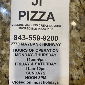 Ji's Pizza - a menu for the restaurant - Pizza Near Me - Johns Island, South Carolina Ji's Pizza - a menu for the restaurant - Pizza Near Me - Johns Island, South Carolina