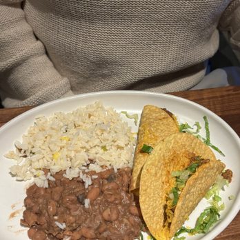Blanco Cocina + Cantina - The 2 crispy ground beef taco plate showed - Tacos Near Me - Coronado, California