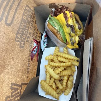 Shake Shack Salt River - Avocado Bacon Burger - 3 patties and Fries - Burgers Near Me - Scottsdale, Arizona