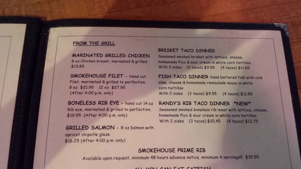 Menu photo 2 Railhead Smokehouse Willow Park, TX Menu photo 2 Railhead Smokehouse Willow Park, TX