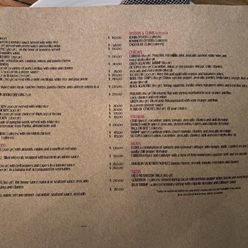 Cabrera 7 - Menu 2019 - Mexican Near Me - México, D.F., DIF