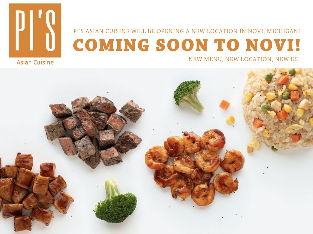 PI’S ASIAN CUISINE Updated September 2024 27145 S Karevich Dr, Novi