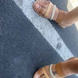 Nails on Fleek - My nails after attacked by don. He stepped on my toes threatening to not let me leave nor he was gonna cut my nails off!