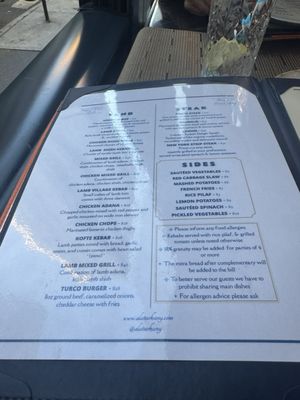 Menu photo 2 A La Turka New York, NY Menu photo 2 A La Turka New York, NY