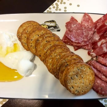 Blue Sage - Burratta with honey - Caterers Near Me