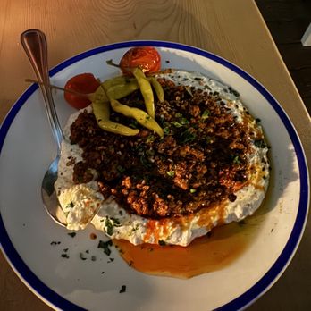 Mandolin Aegean Bistro - Ground lamb - Mediterranean Near Me - Miami, Florida