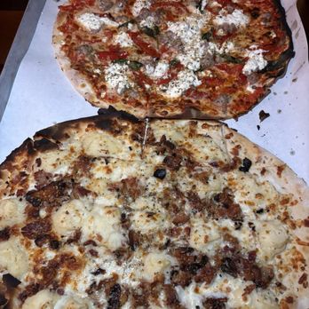 BAR - Small Mashed potato & bacon pizza, small portrait of New Haven pizza - Pizza Near Me - New Haven, Connecticut