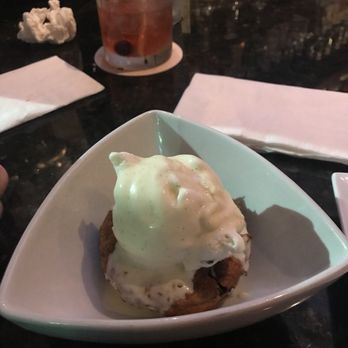 The Goat's Beard - Fried brownie with ice cream - warm, crispy, fudgey ala mode! - New American Near Me - Wayne, Pennsylvania The Goat's Beard - Fried brownie with ice cream - warm, crispy, fudgey ala mode! - New American Near Me - Wayne, Pennsylvania