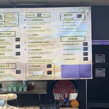 The Surf Shack - Menu - Burgers Near Me - Coeur D Alene, Idaho
