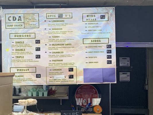 Menu photo 2 The Surf Shack Coeur D Alene, ID