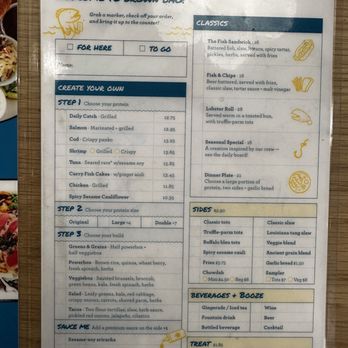 Brown Bag Seafood - Menu - Salad Near Me - Charlotte, North Carolina