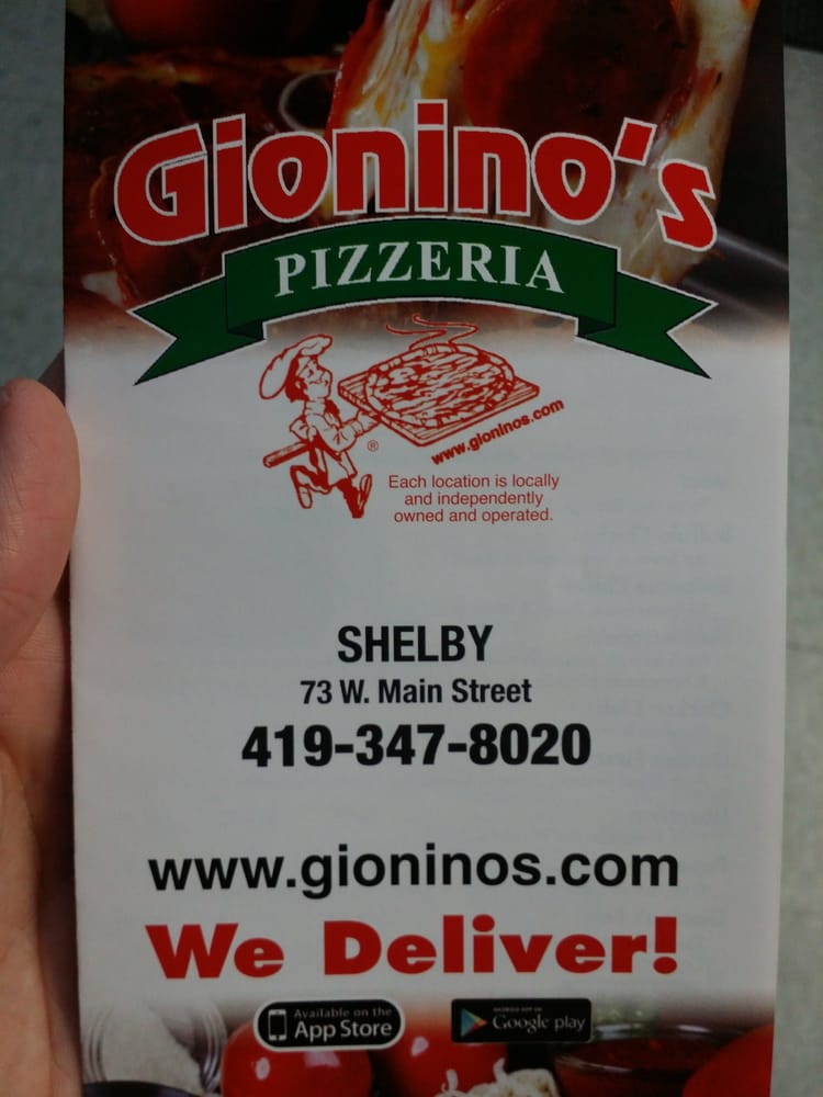 Gionino's Pizzeria gift card