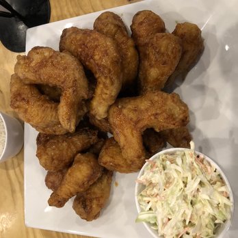 Bonchon Schaumburg - Combo Large 15 Pieces Wings and 8 Drumsticks soy garlic - Korean Near Me - Schaumburg, Illinois