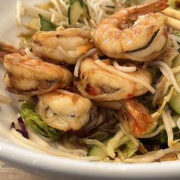 Vermicelli grilled shrimp-uncleaned shrimp