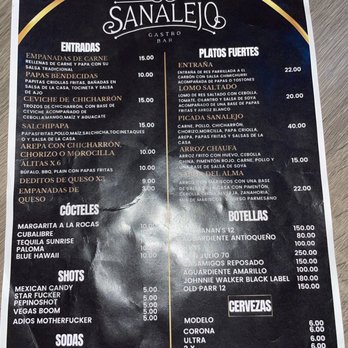 Sanalejo Gastro Bar - Colombian Near Me - Katy, Texas