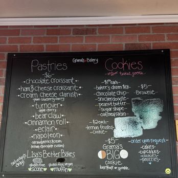 Grama's Bakery - Menu - Bakeries Near Me - Prescott, Arizona