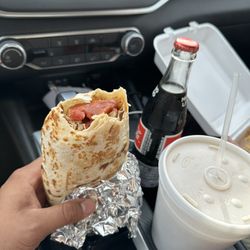 Rafa's Mexican Food - Super breakfast burrito and chilaquiles rojos