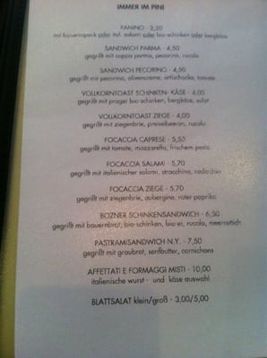 Menu photo 2 Paulo e Pini Munich, BY Menu photo 2 Paulo e Pini Munich, BY