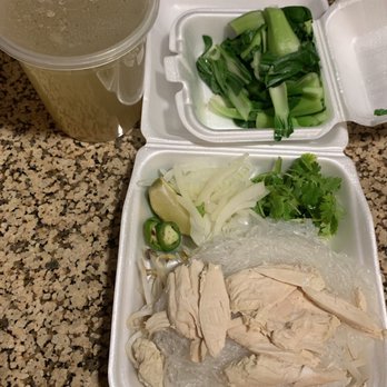 Saigon Restaurant - Chicken clear noodle soup with a side order of bok choy - Vietnamese Near Me - Bakersfield, California Saigon Restaurant - Chicken clear noodle soup with a side order of bok choy - Vietnamese Near Me - Bakersfield, California