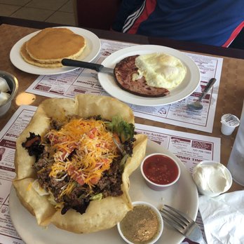Paradise Restaurant - Taco salad and eggs and pancakes and ham. - Italian Near Me - Safety Harbor, Florida Paradise Restaurant - Taco salad and eggs and pancakes and ham. - Italian Near Me - Safety Harbor, Florida