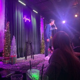 a man and woman on stage a man and woman on stage