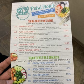 Poke Bowl - Menu - Salad Near Me - Greensboro, North Carolina Poke Bowl - Menu - Salad Near Me - Greensboro, North Carolina