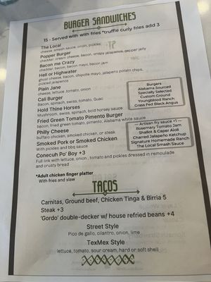 Menu photo 7 The Local Vestavia Hills, AL Menu photo 7 The Local Vestavia Hills, AL