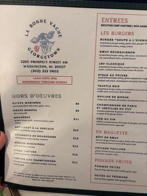Menu photo 4 La Bonne Vache Washington, DC, DC Menu photo 4 La Bonne Vache Washington, DC, DC