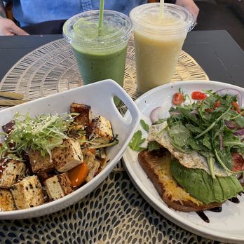 The Guilt Free Glutton - Fire Cracker bowl and avocado toast - New American Near Me - Las Vegas, Nevada